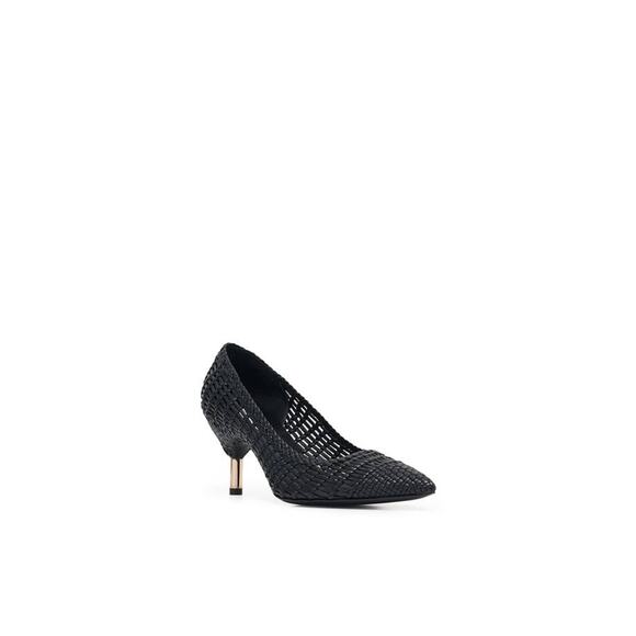 Gabriela Hearst Andres Woven Pumps in Black 36.5 - Picture 2 of 4